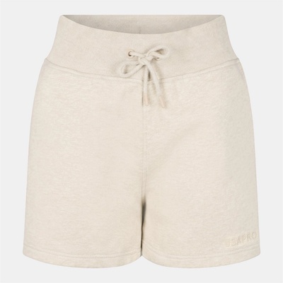 USA Pro Дамски поларени къси панталони USA Pro Fleece Shorts Womens - Cream