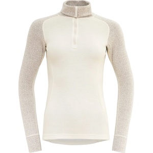 Devold Дамско мериносово термобельо Devold Duo Active Woman Zip Neck Merino base layer - Raw White - размер XS (115-0367-2211)