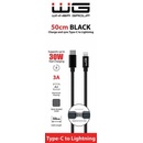 Winner WINTYPCLI50CM dátový Lightning/USB-C, 0,5m, černý