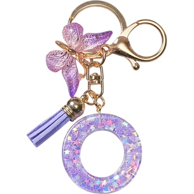 HARAHU Ключодържател Азбука - О / Лилава kp37909 (37909)