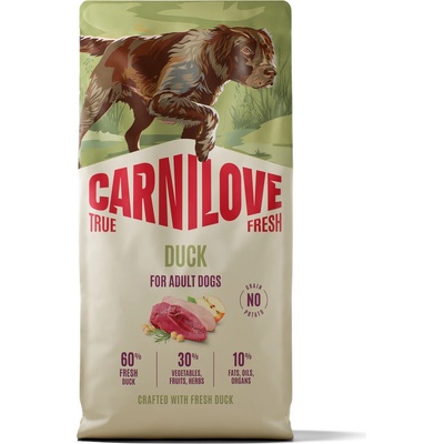 Carnilove True Fresh Dog Dry Duck for Adult All Breeds 2 x 12 kg