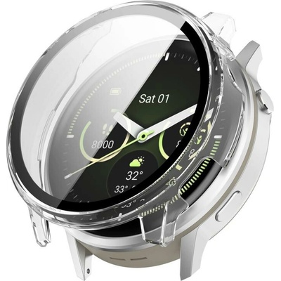 VSETKONAMOBIL 126030 PC FULL COVER Plastový kryt so sklom pre Garmin Venu 4 41mm priehľadný