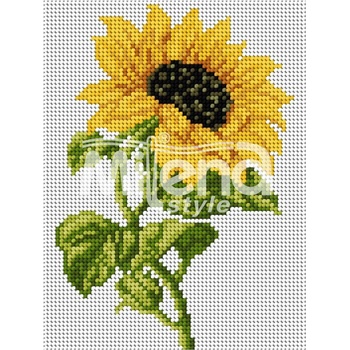 Image 1 of Milena Style Гоблен с щампа Слънчоглед с конци Ariadna