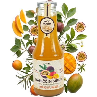 Nature Notea Babiččin sirup Maracuja & Mango 0,5 l