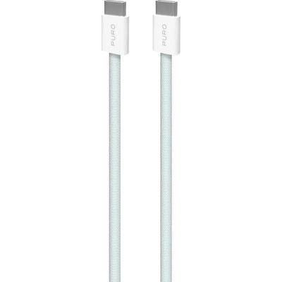 Puro elektrik Puro Fabrik USB-C - USB-C кабел 1.5m 60W 480mbps - син (PUCCCFABK415MTLBLUE)