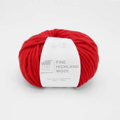 Fine Highland Wool Fine Highland Wool: Červená (2383)
