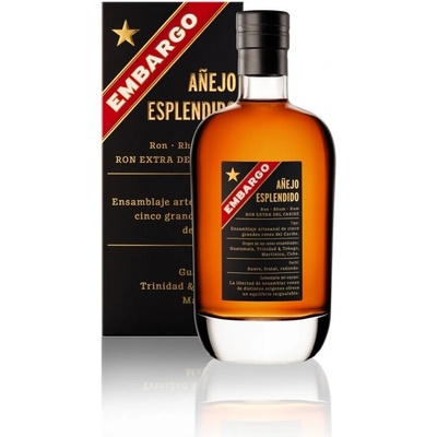 Embargo Anejo Esplendido Rum 40% 0,7 l (holá láhev)