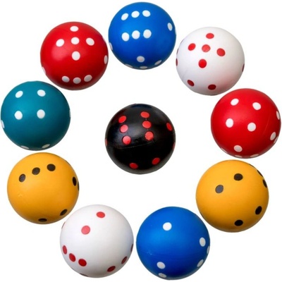 Kostka hrací 1 ks Philos kulatá 20 mm