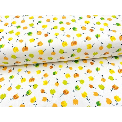 Mirtex Plátno DOMESTIK 145/15892-5 Flora Léto šíře 150cm Zbytková metráž