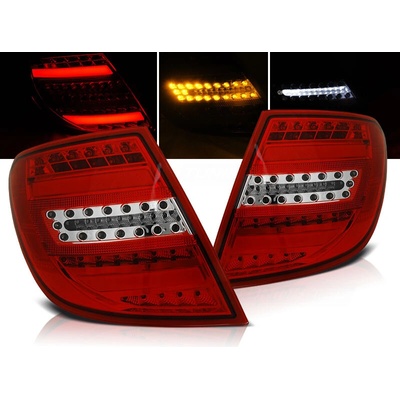 Zadné LED BAR svetlá Mercedes C trieda W204 Kombi 07-10 Red White