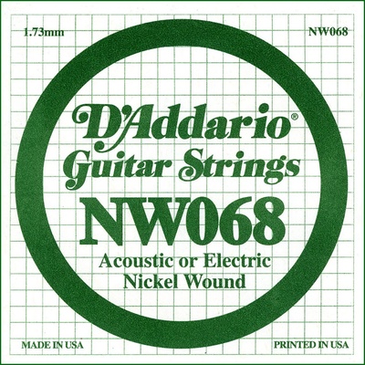 D'Addario NW 068 Единична струна за китара (NW068)