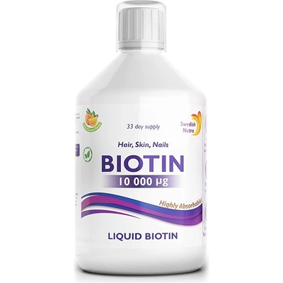 Swedish Nutra Biotin s vitamínem C 500 ml