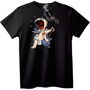 NOONEBRAND Тениска рок бебе - 2XL, White