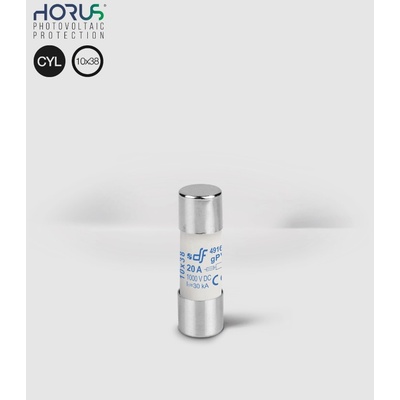PV Válcová pojistková vložka pro FVE aplikace 10x38 mm gPV 1000V DC 10A