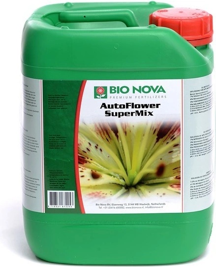 Fertilizzante AUTOFLOWER SUPERMIX BIO NOVA | 1 Litro | Per Piante Autofiorenti | NPK 7-3-5 - Foto 10