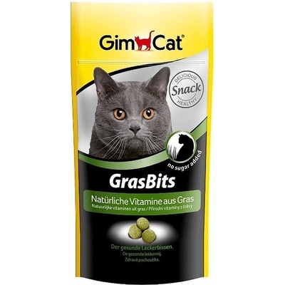 GimCat Gras Bits Tablety s kočičí trávou 40g – Zboží Dáma