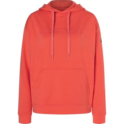 super. natural Дамски вълнен пуловер super. natural Women's Favourite Hoodie - Living Coral - размер XS (105-4296-0611)