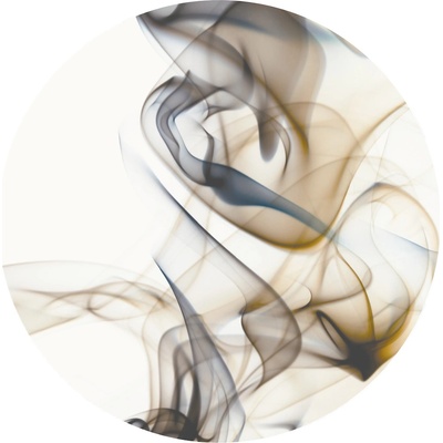 AG Design CR3336 Samolepicí vliesová fototapeta Flowing Smoke rozměry 140 x 140 cm