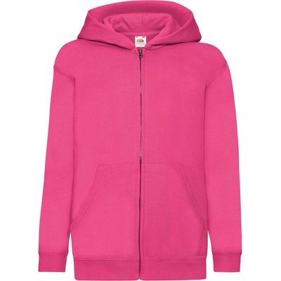 Dětská mikina s kapucí Classic Kids Jacket fuchsia red