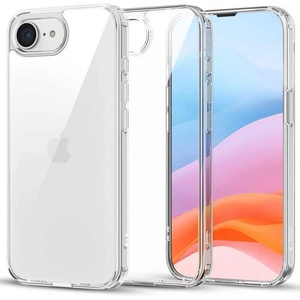 Tech-Protect Калъф за iPhone 17e/ 16e, Tech-Protect FlexAir Hybrid Clear Case, Прозрачен (5906302360185)