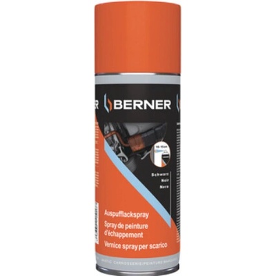 BERNER Lak na výfuky 400 ml stříbrná