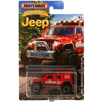 Mattel Matchbox Angličák Jeep Wrangler Superlift DMN32