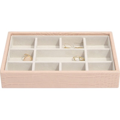 Stackers Ковчеже за бижута Stackers Croc 11 камери минi розово (74365)