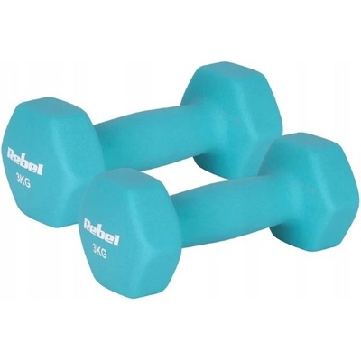 Rebel Neoprenové činky 2 x 3 kg 2 ks