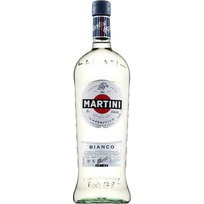 Martini Bianco 15% 1 l (holá láhev)