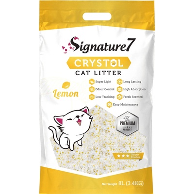 Signature7 podstielka pre mačky Lemon 8 l