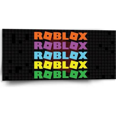 Obraz ROBLOX Barevný text 110x50 cm