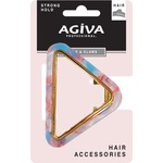 Agiva Professional Шнола за коса, триъгълник, 5 cm, розова - ozone
