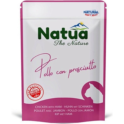 Natua Cat Adult Kuracie filety a šunka 70 g