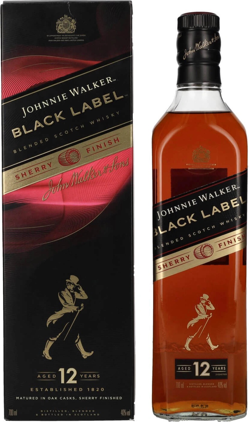 Johnnie Walker Black Label Sherry Finish 12y 40% 0,7 l (kartón) od