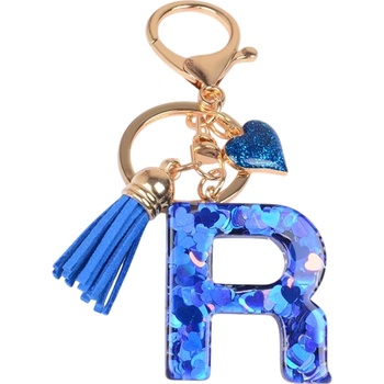 HARAHU Ключодържател Азбука - r / Тъмносиня kp37878 (37878)