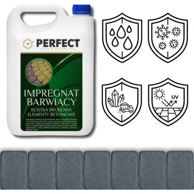 Barvicí impregnace Perfect Chemia na dlažbu 5 l grafitová protiplísňová