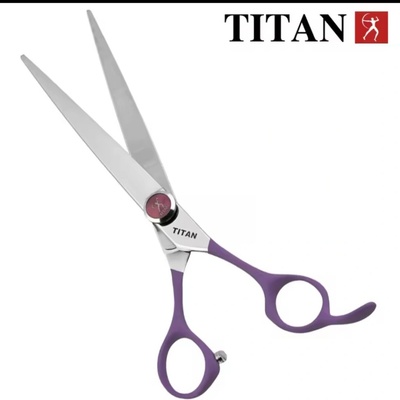 Titan Established 1918 Kadeřnické nůžky 6" Professional růžové TIN60 VG-10