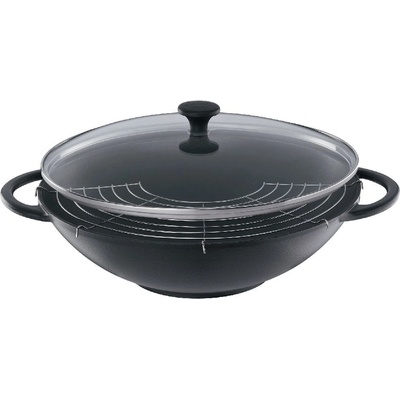 Küchenprofi Litinová wok Provence poklice 36 cm