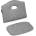 Lionelo - Мека подложка за детско столче за хранене FLORIS CUSHION Grey Stone (LN0356)