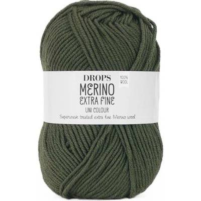 Příze DROPS Merino Extra Fine uni color 53 - mech