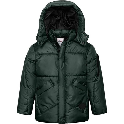 Minoti kabát chlapecký nylonvý Puffa Green 3 zelená