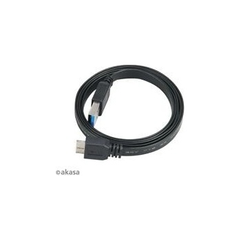 Akasa AK-CBUB13-15BK vysokorýchlostný USB 3.0 A - micro B, 150cm, černý