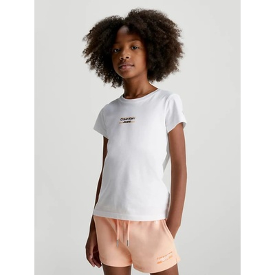 Calvin Klein Тениска детски Calvin Klein Jeans | Byal | Момичешки | 128