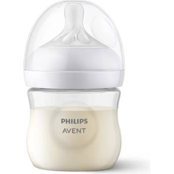 Philips Шише за хранене Philips Avent - Natural Response, 125 ml, с биберон поток 2, 0м+ (00A.0570.001)