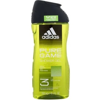 Adidas Pure Game Shower Gel 3-In-1 New Cleaner Formula душ гел 250 ml за мъже