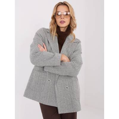 Lakerta Blazer-LK-MA-510148.00-grey šedá hnedá