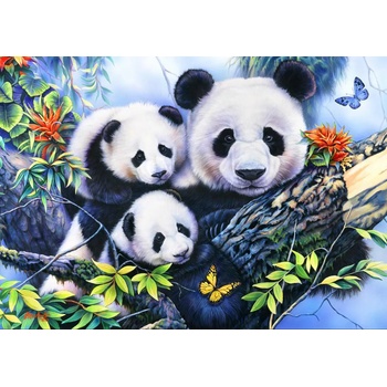 Bluebird Puzzle - Puzzle Panda Family 1000 - 1 000 piese