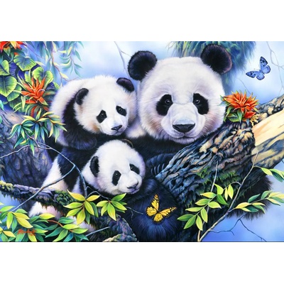 Bluebird Puzzle - Puzzle Panda Family 1000 - 1 000 piese