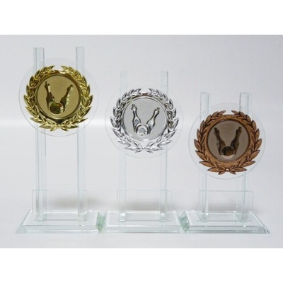 VIZINGR Kuželky sklo W141-3-A46-42 W142-A46-42/19 cm