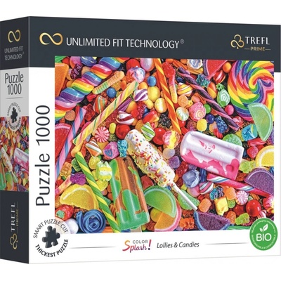 TREFL UFT Color Splash: Lízátka a cukrovinky 1000 dielov